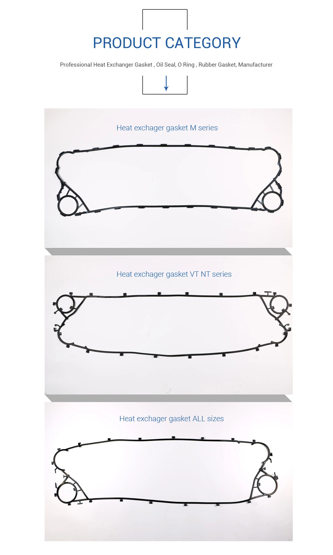 MX25M modern durable rubber heat exchanger gasket